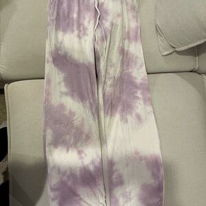 Purple Tie-Dye Women's Pants